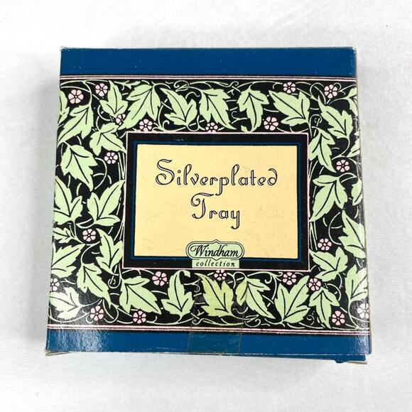 Vintage Octagonal Silver Plated Tray - Picture 7 of 7